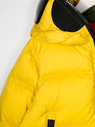 Shop Ai Riders On The Storm Built-in Goggles Jacket In Yellow