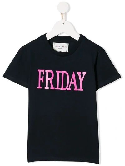 Shop Alberta Ferretti Friday T-shirt In Blue
