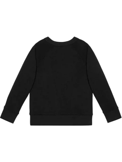 Shop Gucci Children's Sweatshirt With  Logo In Black