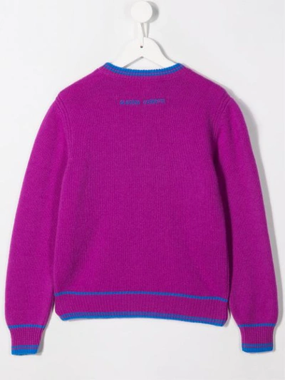 Shop Alberta Ferretti 'thursday' Sweatshirt In Purple