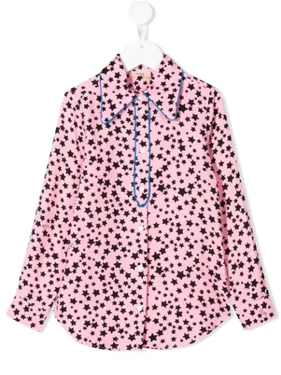 Shop N°21 Star Print Shirt In Pink