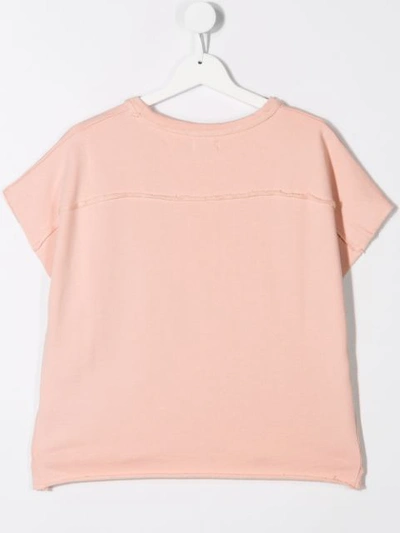 Shop Andorine Teen Fleece Sweatshirt In Pink