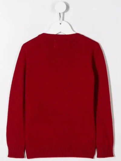 Shop Touriste Round Neck Sweater In Red