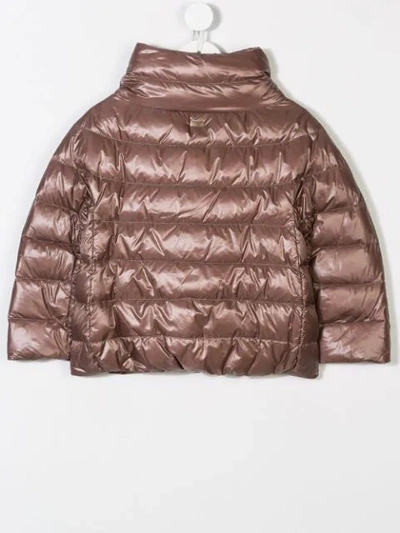 Herno Padded Jacket In Brown