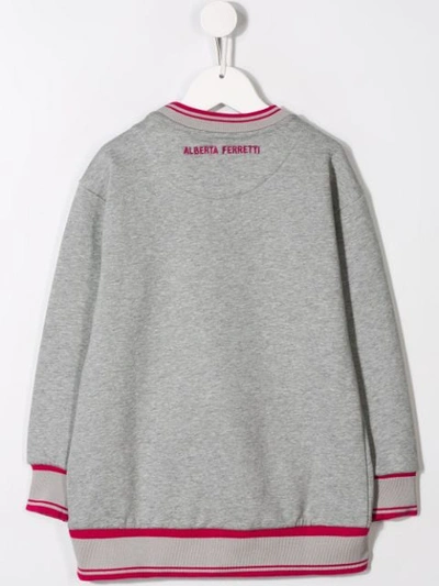 Shop Alberta Ferretti Friday Sweatshirt In Grey