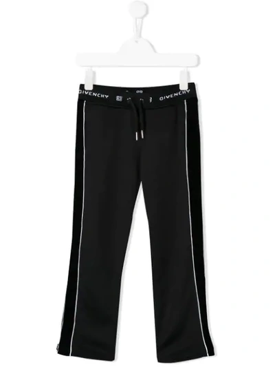 Givenchy 4g Logo Track Trousers In Black
