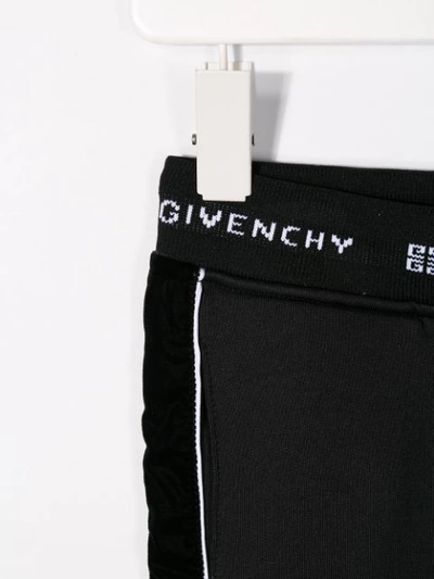 Givenchy 4g Logo Track Trousers In Black