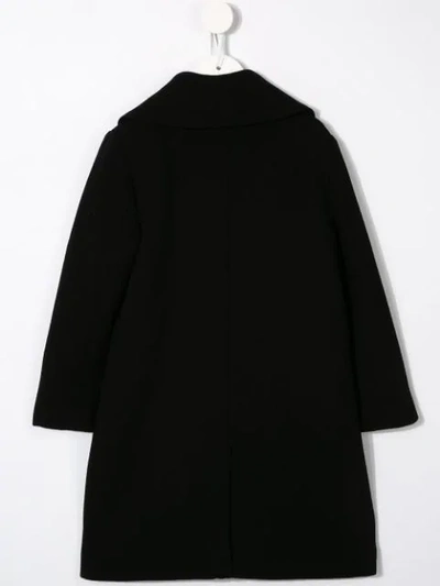 Shop Dolce & Gabbana Single-breasted Midi Coat In Black