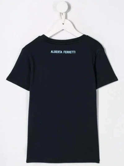 Shop Alberta Ferretti Wednesday T-shirt In Blue