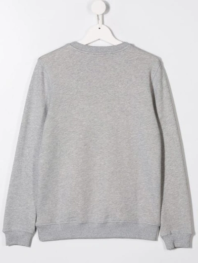 Shop Kenzo Tiger Sweatshirt In Grey