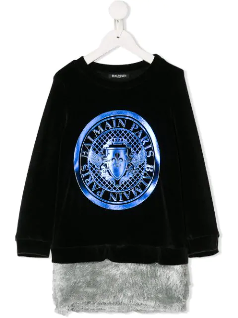 balmain jumper dress