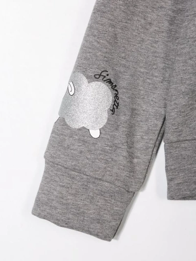 Shop Simonetta Zip Front Hoodie In Grey