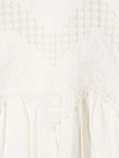 Shop Bonpoint Lace Midi Dress In White