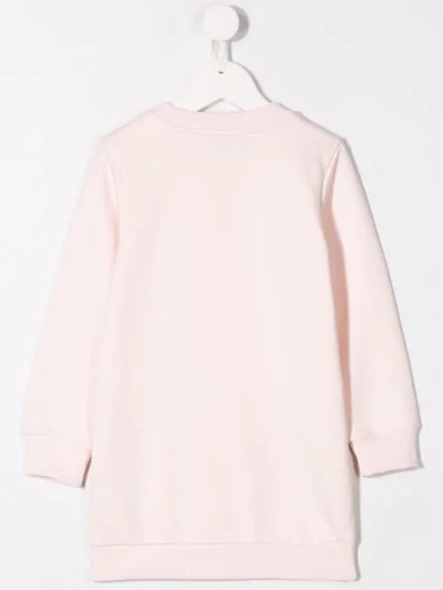 Shop Givenchy Logo Dress In Pink