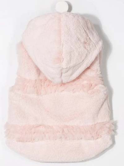 Shop Lapin House Faux Fur Gilet In Pink