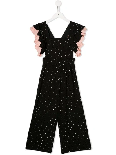Shop Wauw Capow By Bangbang Frill Suit Trousers In Black
