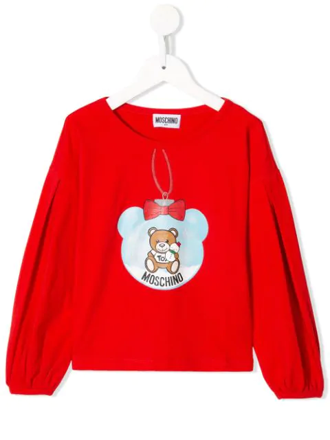 moschino teddy bear jumper