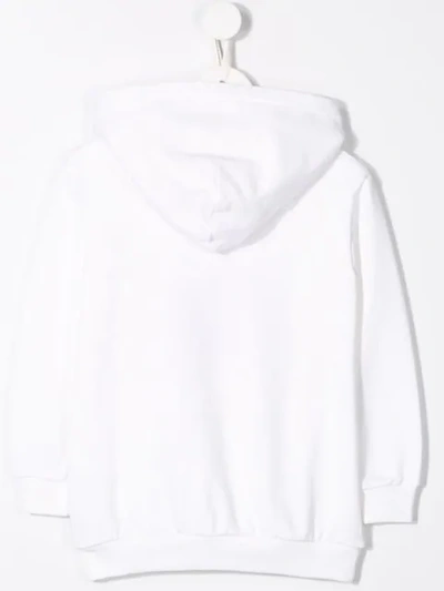 Shop Dolce & Gabbana Printed Hoodie In White