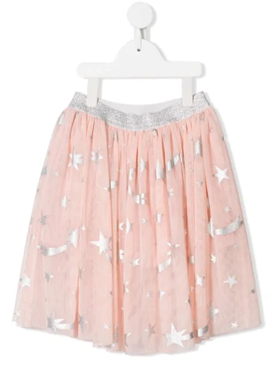 Shop Stella Mccartney Star Print Tutu Skirt In Pink