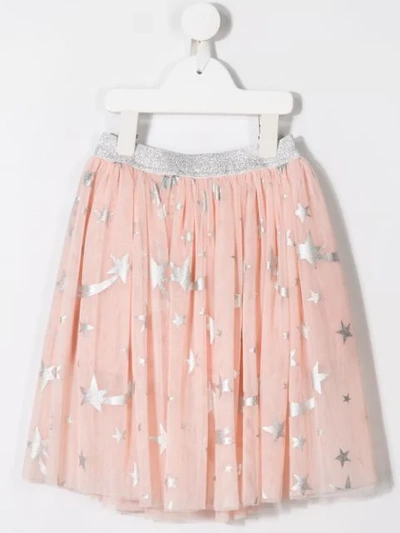 Shop Stella Mccartney Star Print Tutu Skirt In Pink