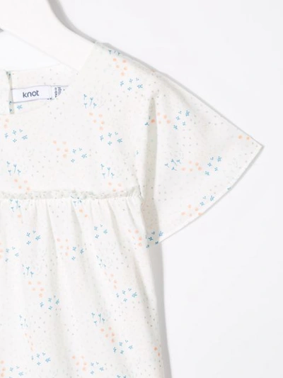 Shop Knot Little Flowers Blouse In White