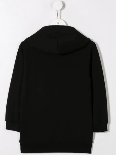 Shop Philosophy Di Lorenzo Serafini Hooded Cotton Dress In Black