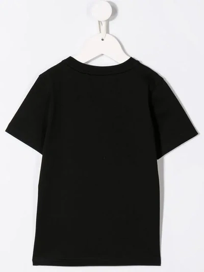 Shop Givenchy Logo Print T-shirt In Black