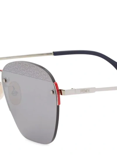 Shop Fendi Ff Sunglasses In Grey