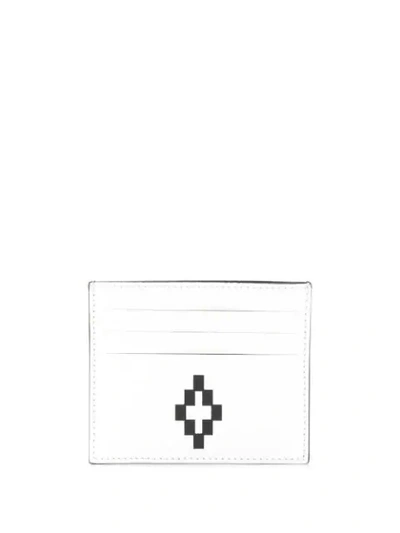 Marcelo Burlon County Of Milan Diamond Print Cardholder In White