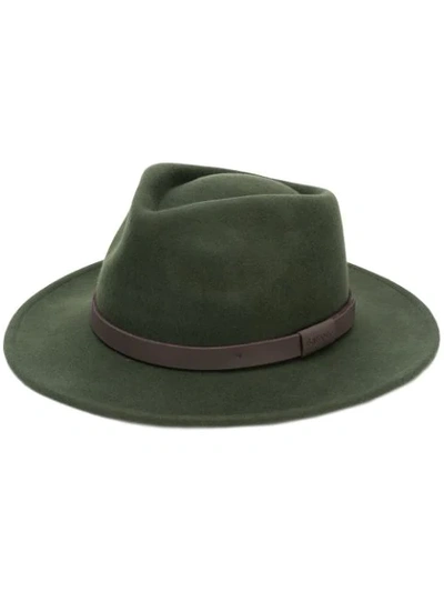Barbour Wide Brim Hat In Green