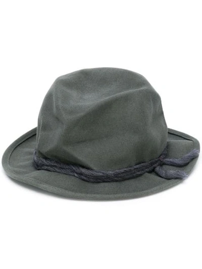 Shop Super Duper Hats Hobo Fedora Hat In Grey