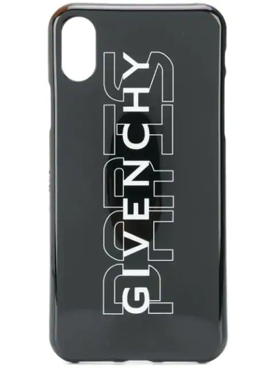 Shop Givenchy Logo Print Iphone X/xs Case In Black