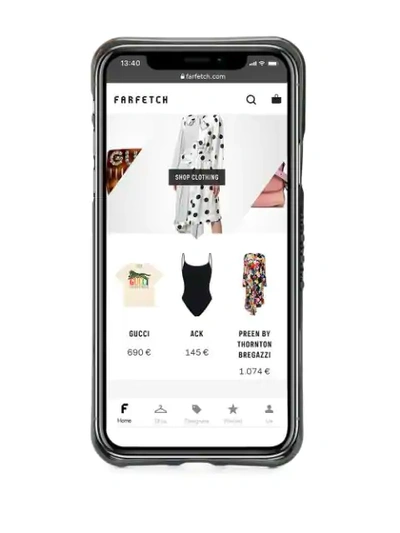 Givenchy Logo Print Iphone X/xs Case In Black
