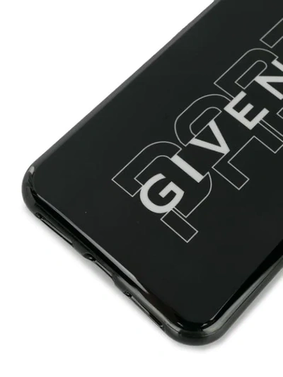 Shop Givenchy Logo Print Iphone X/xs Case In Black