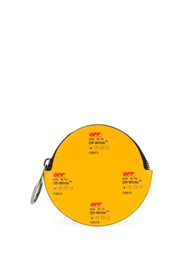 Off-white Indus Y013 Coin Pouch In Yellow