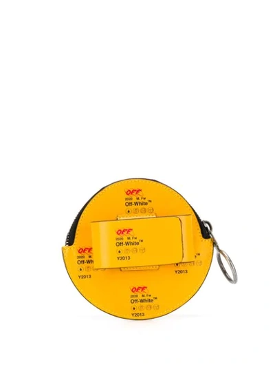 Off-white Indus Y013 Coin Pouch In Yellow