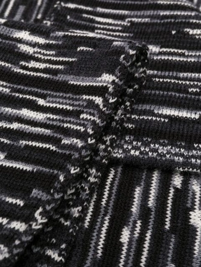Shop Missoni Intarsia Knit Scarf In Black