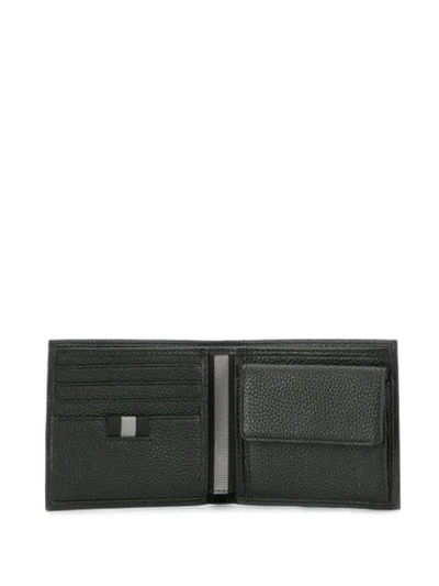 Shop Polo Ralph Lauren Pebbled Wallet And Card Set In Black
