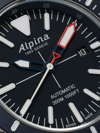 Shop Alpina Seastrong Diver 300 44mm In Blue