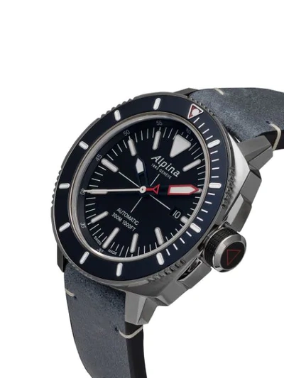 Shop Alpina Seastrong Diver 300 44mm In Blue