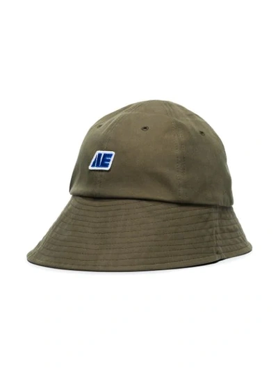 Shop Ader Error Logo-print Bucket Hat In Green