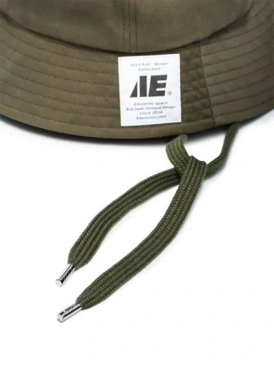 Shop Ader Error Logo-print Bucket Hat In Green