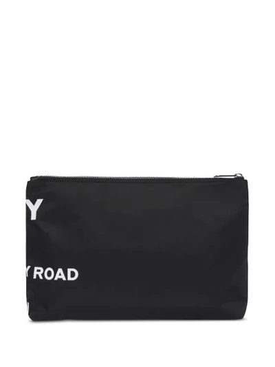 Horseferry Print Nylon Zip Pouch