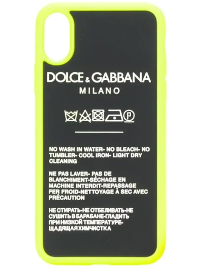Shop Dolce & Gabbana Iphone X Phone Case In Black