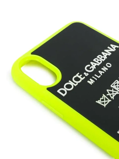 Shop Dolce & Gabbana Iphone X Phone Case In Black