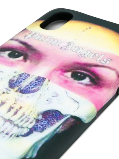 Shop Palm Angels Mj Skull Iphone X Case In Black
