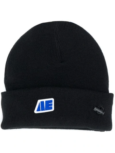 Shop Ader Error Logo Beanie In Black