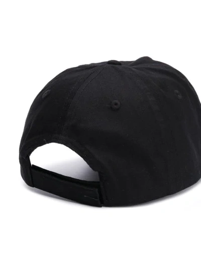 Shop Applecore Logo Print Cap In Black