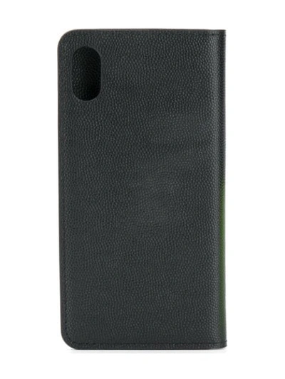 Shop Saint Laurent Logo Iphone X Case In Black