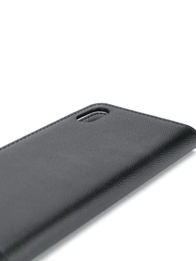 Shop Saint Laurent Logo Iphone X Case In Black